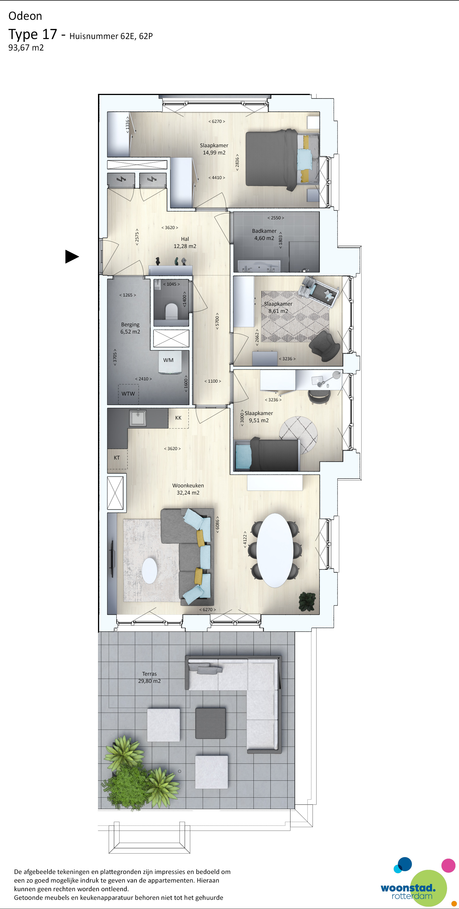 huurwoningen te huur op Type 17 Gouvernestraat